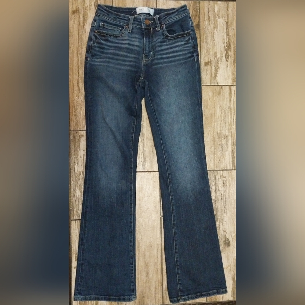 BKE Blue Boot Cut Jeans Classic Style
